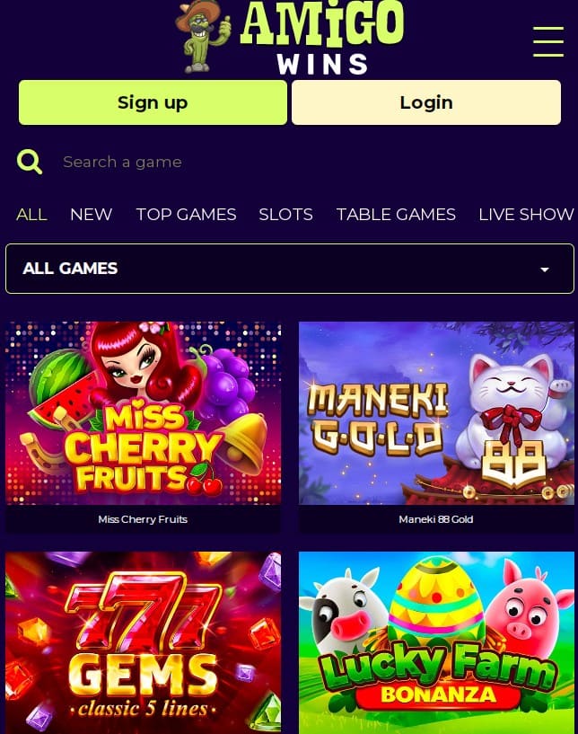 Amigo Wins Casino Online Games Explore Exciting Features and Options Amigo Wins Casino Online Games Explore Exciting Features and Options